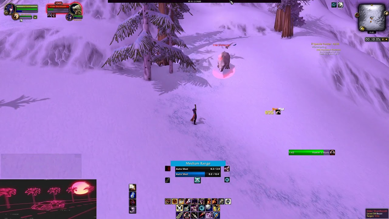 Hunter Classic Winterspring Frostsaber & Chillwind E'ko farm YouTube