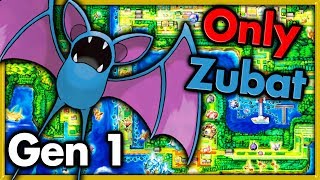 Can I Beat Pokemon Red with ONLY ZUBAT? 🔴 Pokemon Challenges ► NO ITEMS IN BATTLE