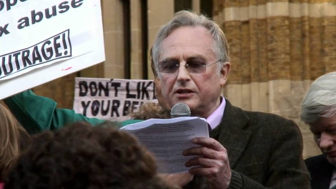 Richard Dawkins' Speech at Protest the Pope March - YouTube