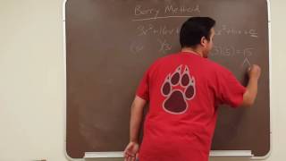 Berry method for Factoring a Quadratic Equation
