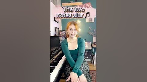 Piano tips : The 2-notes slur