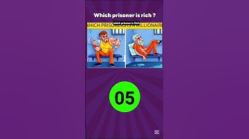 Which Prisoner is rich | Test Your IQ skills