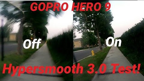 Gopro Hero 9 black: Ultimate Hypersmooth 3.0 + Horizon Stabilization test!