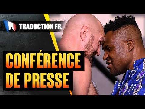 Francis Ngannou vs Tyson Fury : la conférence de presse en FRANÇAIS