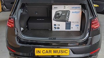 Volkswagen Golf R Mk7 Audison Prima APBX 10 AS Active 10" Subwoofer Compact Enclosure 400W RMS