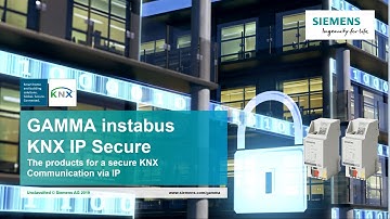 2.1 Siemens KNX – IP Secure Products Properties