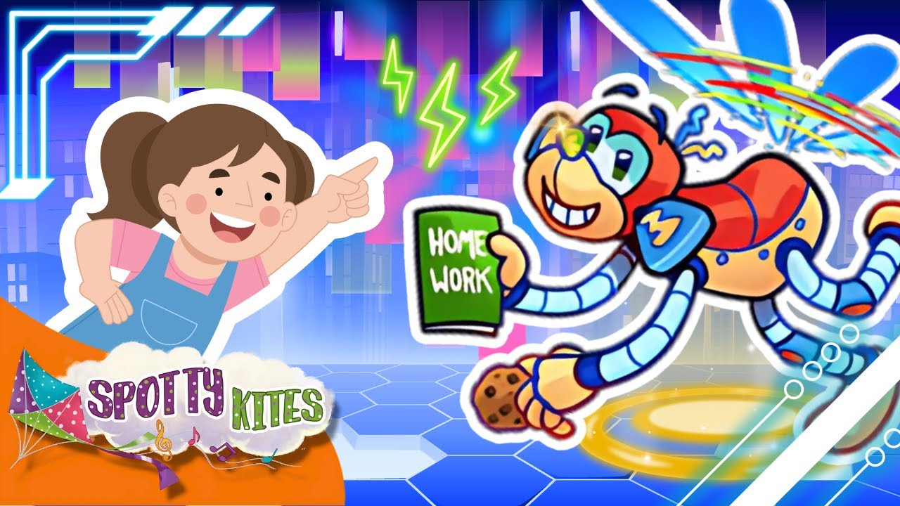 Ver Robot Monkey 🤖 - Lyric Video [Spotty Kites] en YouTube