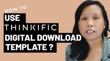 How to Use the Digital Download Template in Thinkific for Market Research?