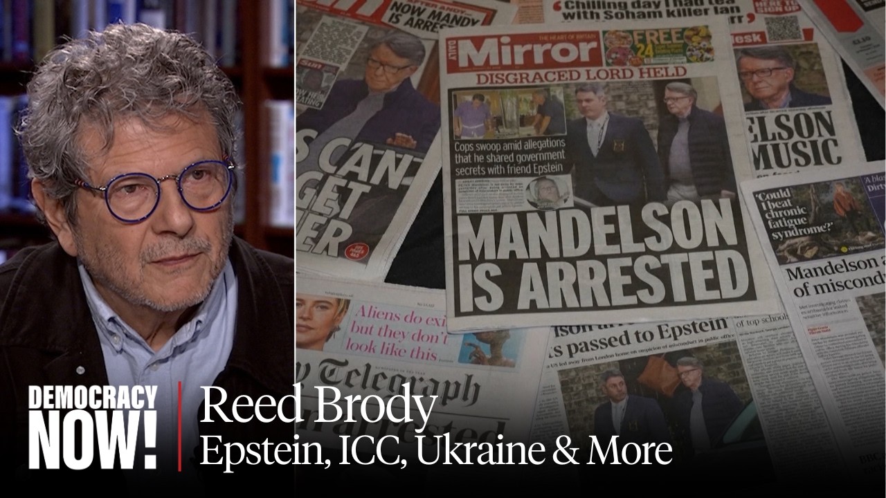 War Crimes Prosecutor Reed Brody on Epstein Files, Duterte's ICC Case & Ukraine War Anniversary