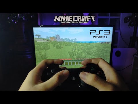 Minecraft On PS3 // POV Gameplay (survival World)