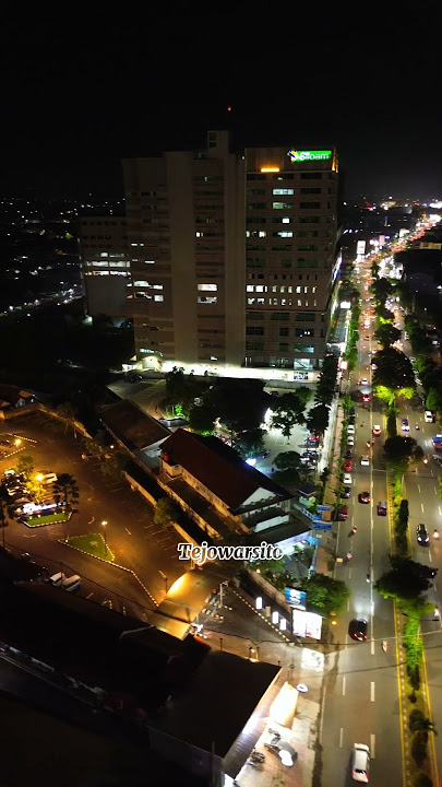 Jember Kota Malam Hari #citylight #drone #dronevideo #jember #jawatimur #shorts #city