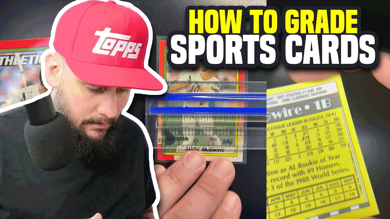 How To Grade Your Sports Cards 101 Basic Hand On Grading Before How To Grade Your Sports Cards 101 Basic Hand On Grading Before