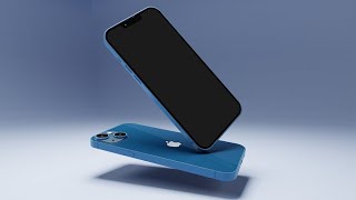Modeling iPhone13 in Blender 3.0