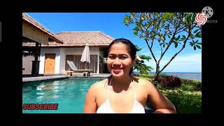 berenang di kolam pinggir laut bareng omang sindy