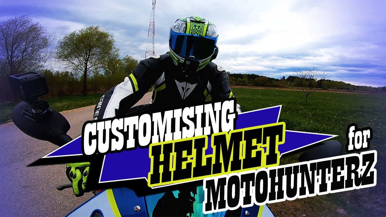 ⁣Special project for MOTOHUNTERZ / customising HELMET