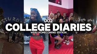 COLLEGE DIARIES 002: wssu homecoming week vlog | grwm, parties, chit-chat, tailgate + more!