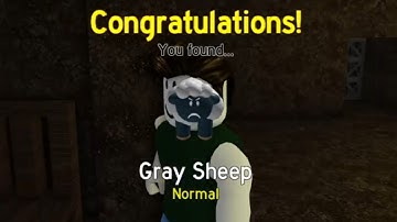 Find the Sheep - Where to Find the Gray Sheep (Roblox)
