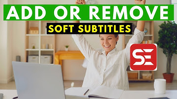 How to Add or Remove Soft Subtitles from a Video in Subtitle Edit