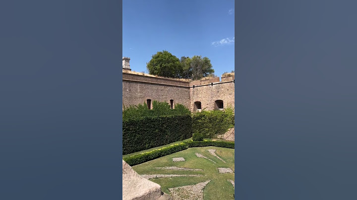 Montjuic Castle in Barcelona Spain #shorts #shortvideo #shortsyoutube #pleasesubscribemychannel