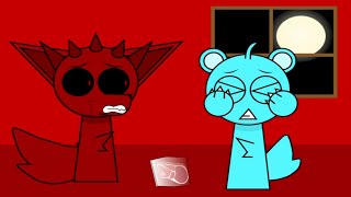 Sprunki Raddy Werewolf Part 3 Sky Is Next Animation Meme