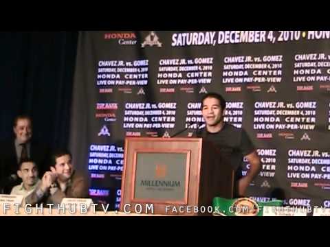 Chavez jr. vs. Alfonso Gomez highlights w/ Gomez r...