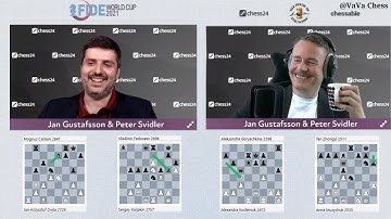 Jan Gustafsson & Peter Svidler Funny Moment