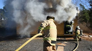 Live-Burn Demonstration; Advanced Topics in Fire Dynamics Class - View #1