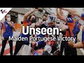 Unseen portuguese man owar celebrates maiden win