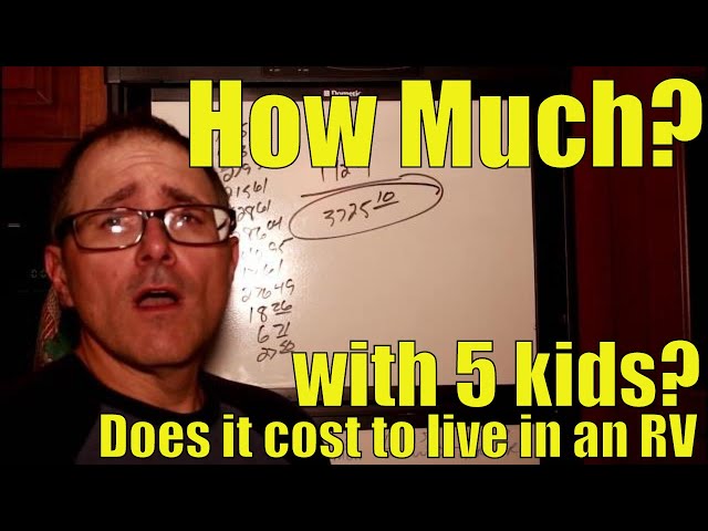 RV living Budget explained | Family of 7 RV living expenses