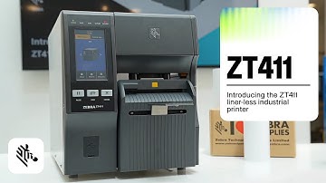 Introducing the ZT411 Linerless Industrial Printer I Zebra