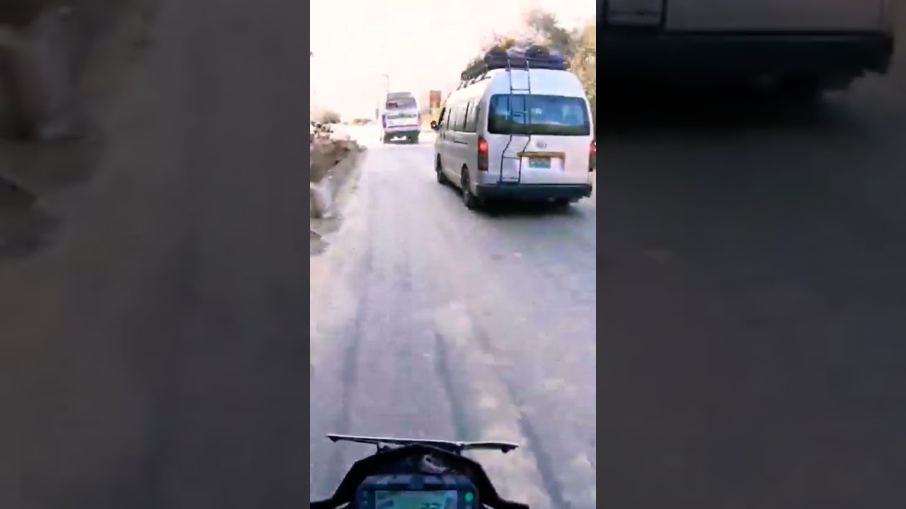 Heading to various destinations by Bus, Micro and Bike Prithvi Highway Nepal 