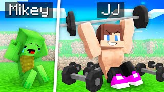 Weak Mikey vs STRONG JJ Survival Battle in Minecraft !  Maizen