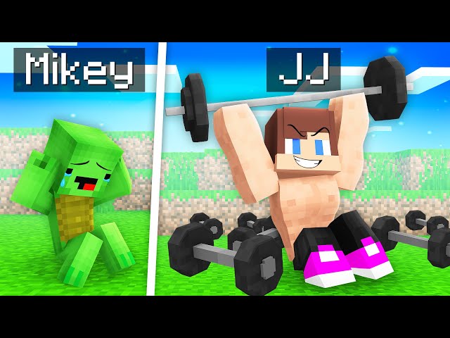 Weak Mikey vs STRONG JJ Survival Battle in Minecraft ! - Maizen class=