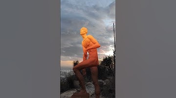 🤯 Exploring Augmented Reality in Barcelona #3d #augmentedreality #sculpture #shorts