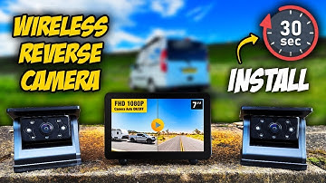 INSTALLATIE VAN EEN 30 SECONDEN ACHTERUITRIJCAMERA: Erapta Solar WIRELESS GEMAKKELIJK GEMAAKT!