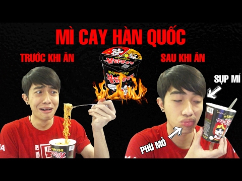 Video Chơi ngu | Thử thách mì cay Hàn Quốc - youtube