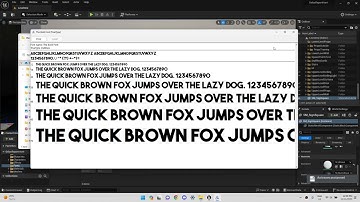 How to import & create a text render font in Unreal Engine 5.3