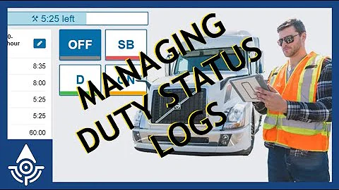 Managing Duty Statuses in Geotab Drive- ELD Tutorial for HOS Drivers in CMV's, Trucking.