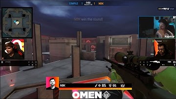 MÜTHİŞ 1v1 FİNALİ! s1mple vs NBK ~ OMEN 1v1 Challenge