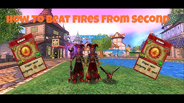 Wizard101: PvP w/ Friends- How to Beat Fires From Second!