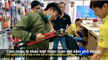 Kìm cộng lực cắt lò xo như cắt bún BC 0960, sản xuất tại Nhật