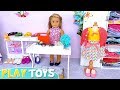 Baby Doll Shopping for Clothes, Dresses and Shoes ! Play Toys story for kids