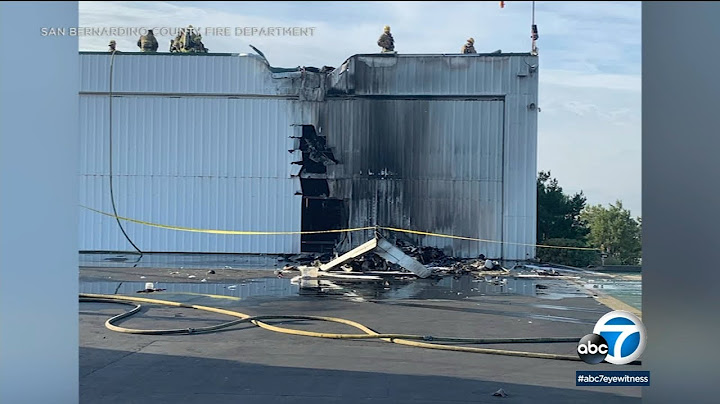3 dead after small plane crashes into airport hangar in Upland