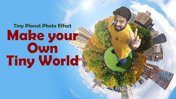 Tiny Planet Photo Effect in Adobe photoshop | photoshop tutorial 2020 - Eyeris Creation