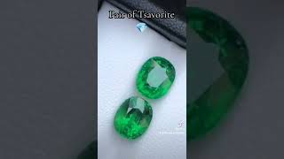 Pair of Tsavorite 💎 #fyp #greengarnet #tsavorite #foryoupageviralシ゚ #foryoupage #gemstone #garnet