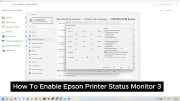 Epson Printer: Status Monitor 3 eenvoudig inschakelen