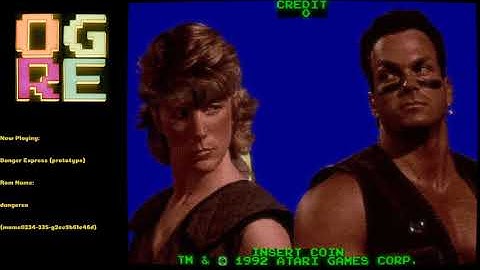 OGRE [MAME 0.236 WIP] Danger Express (prototype, 1992 Atari Games)