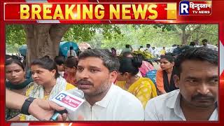 लखनऊ Eco Garden Protests: UP CHO Demand Regularization &amp; Permanent Jobs | Vipin Sharma Report