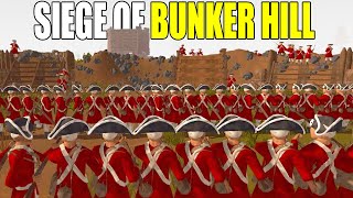 British Army SIEGE of BUNKER HILL in New American Revolution Mod! - Rising Front
