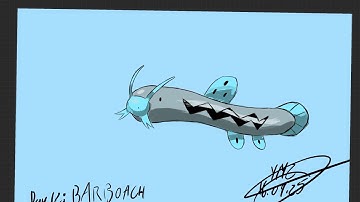 DRAWING EVERY POKEMON: BARBOACH
